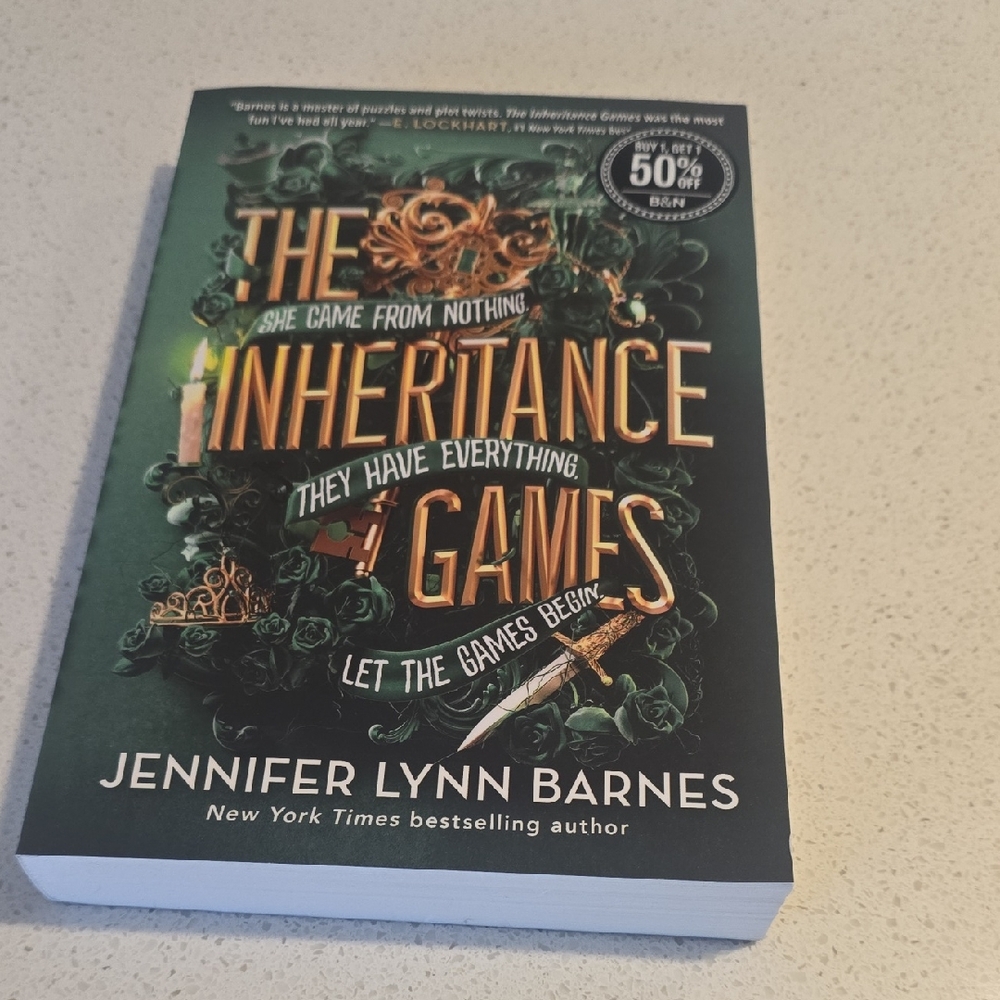 The Inheritance Games by - Black and Gold Cover